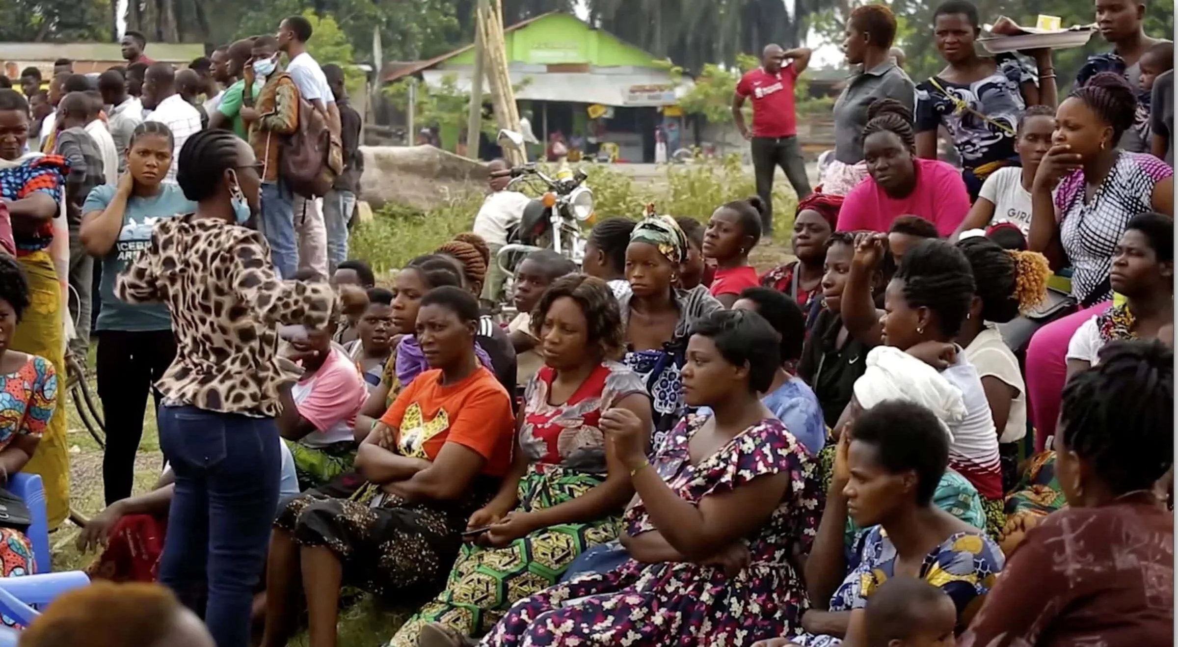 Mother and children